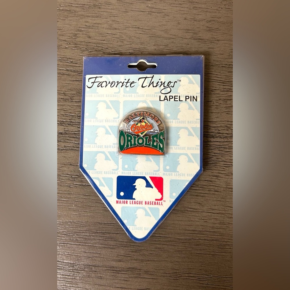 Baltimore Orioles Favorite Things MLB Label Pin